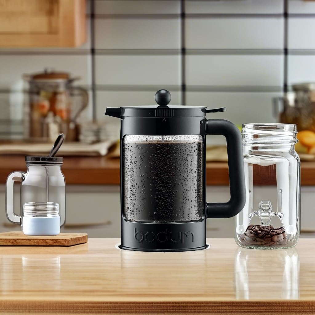 Bodum 51oz Cold Brew Coffee Maker, Black - Made in Portugal