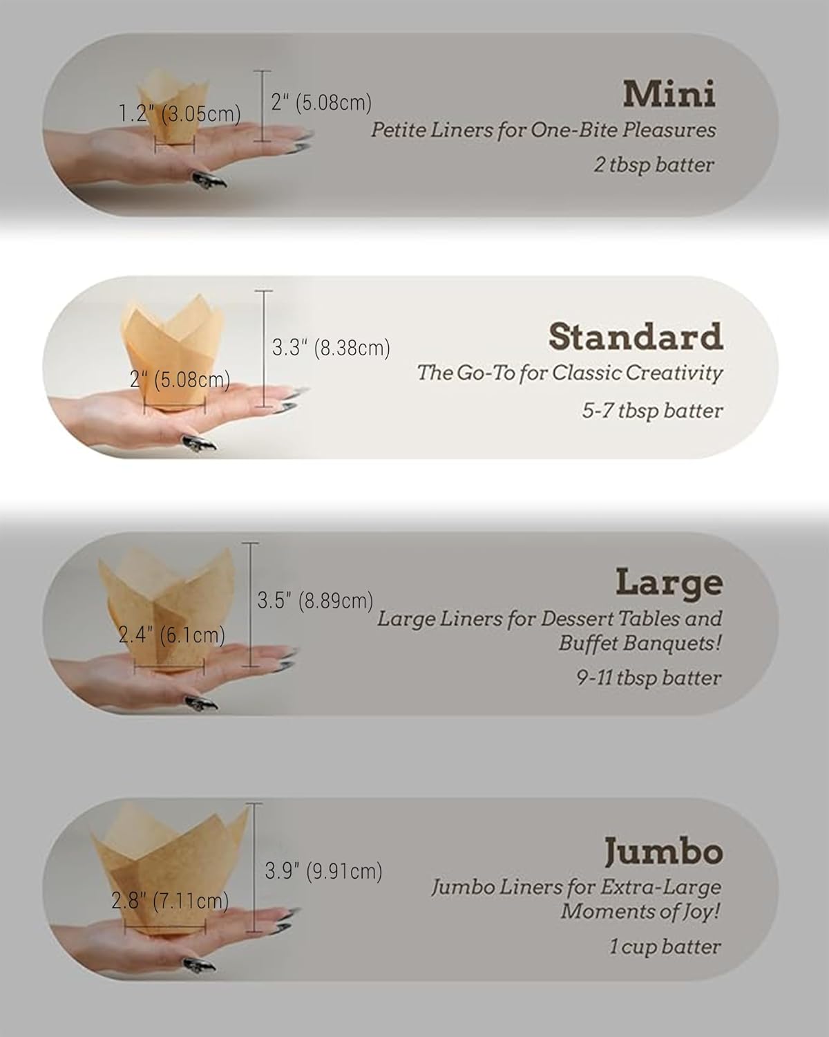 200pcs Standard Tulip Cupcake Liners for Baking, Newspaper Print Parchment Paper Muffin Liners, Grease Resistant Cupcake Wrappers for Parties, Weddings, Birthdays