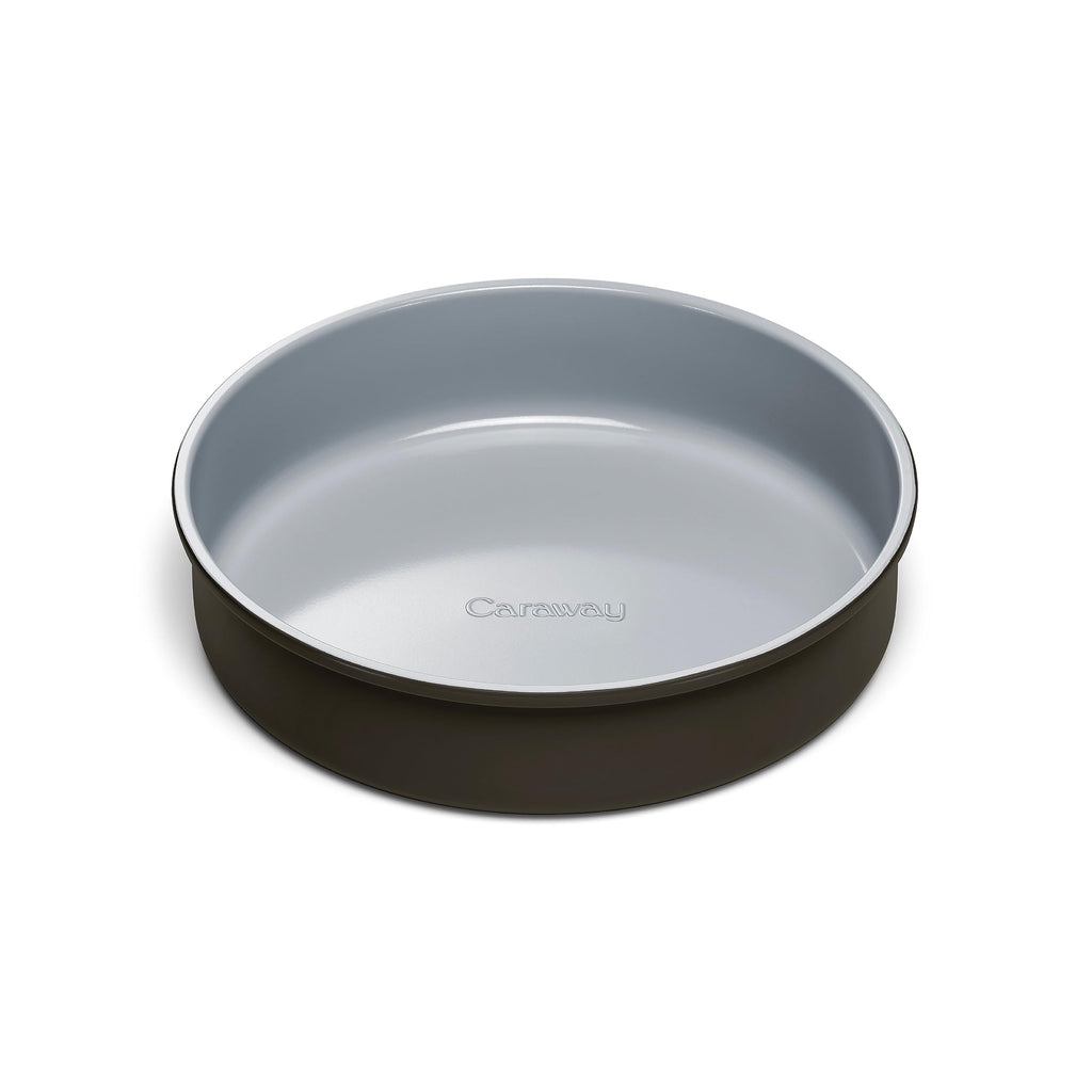 Caraway 9” Circle Pan - Non-Stick Ceramic Coating - Free From Forever Chemicals - Perfect for Birthday Cakes, Tartes, & More - Cream