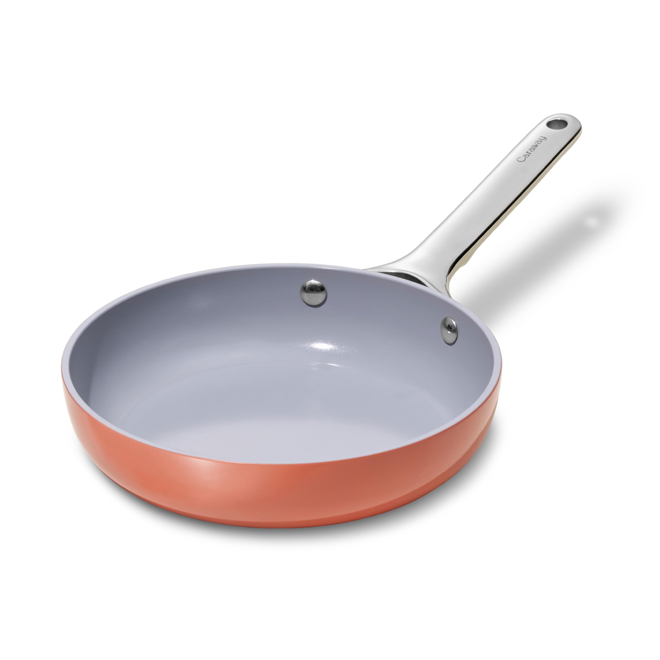 Caraway Nonstick Ceramic Frying Pan (2.7 qt, 10.5") - Non Toxic, PTFE & PFOA Free - Oven Safe & Compatible with All Stovetops (Gas, Electric & Induction) - Cream