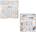 Homecor Silverware Organizer- Expandable Kitchen Drawer Organizer Utensil Holder White
