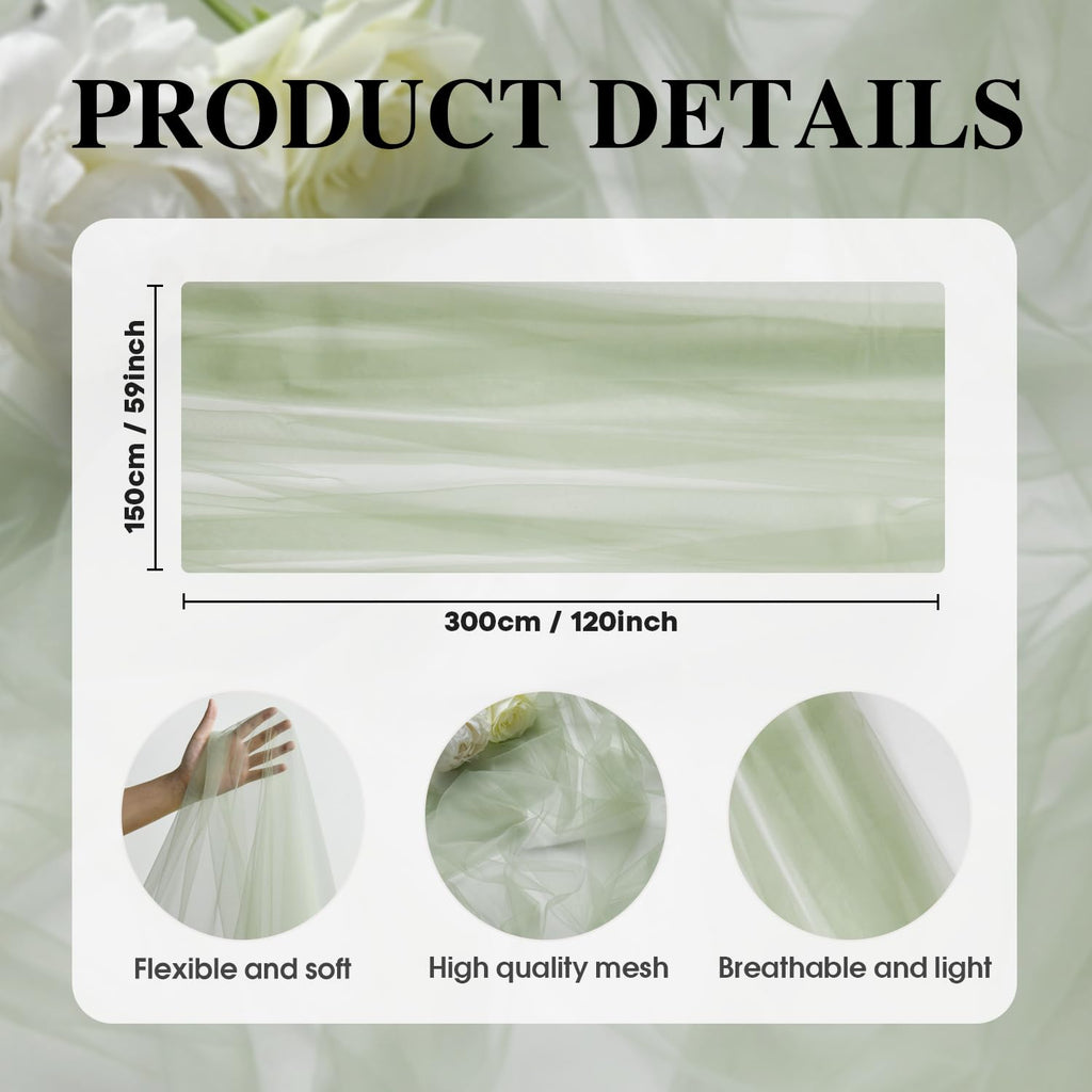 Artoid Mode Red Gauze Table Runner 120 Inch 10FT, Seasonal Sheer Kitchen Dining Holiday Wedding Birthday Baby Shower Table Decor for Home Party