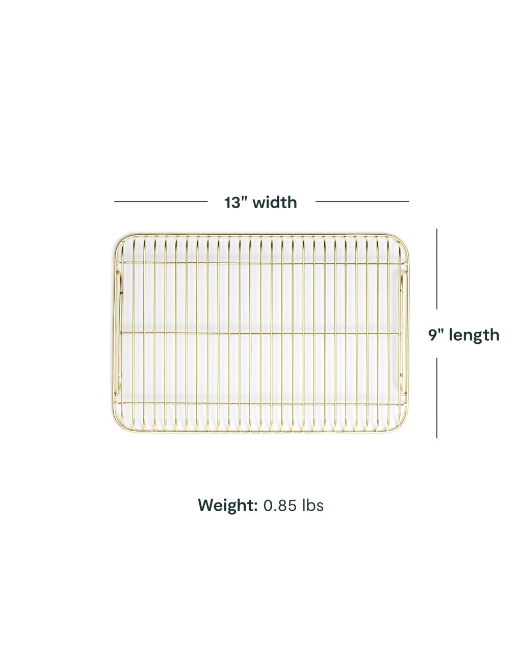 Caraway Stainless Steel Cooling Rack - 18" x 13" - For Cooling Baked Goods, Icing, & More - Designed to Fit Into Our Large Baking Sheet