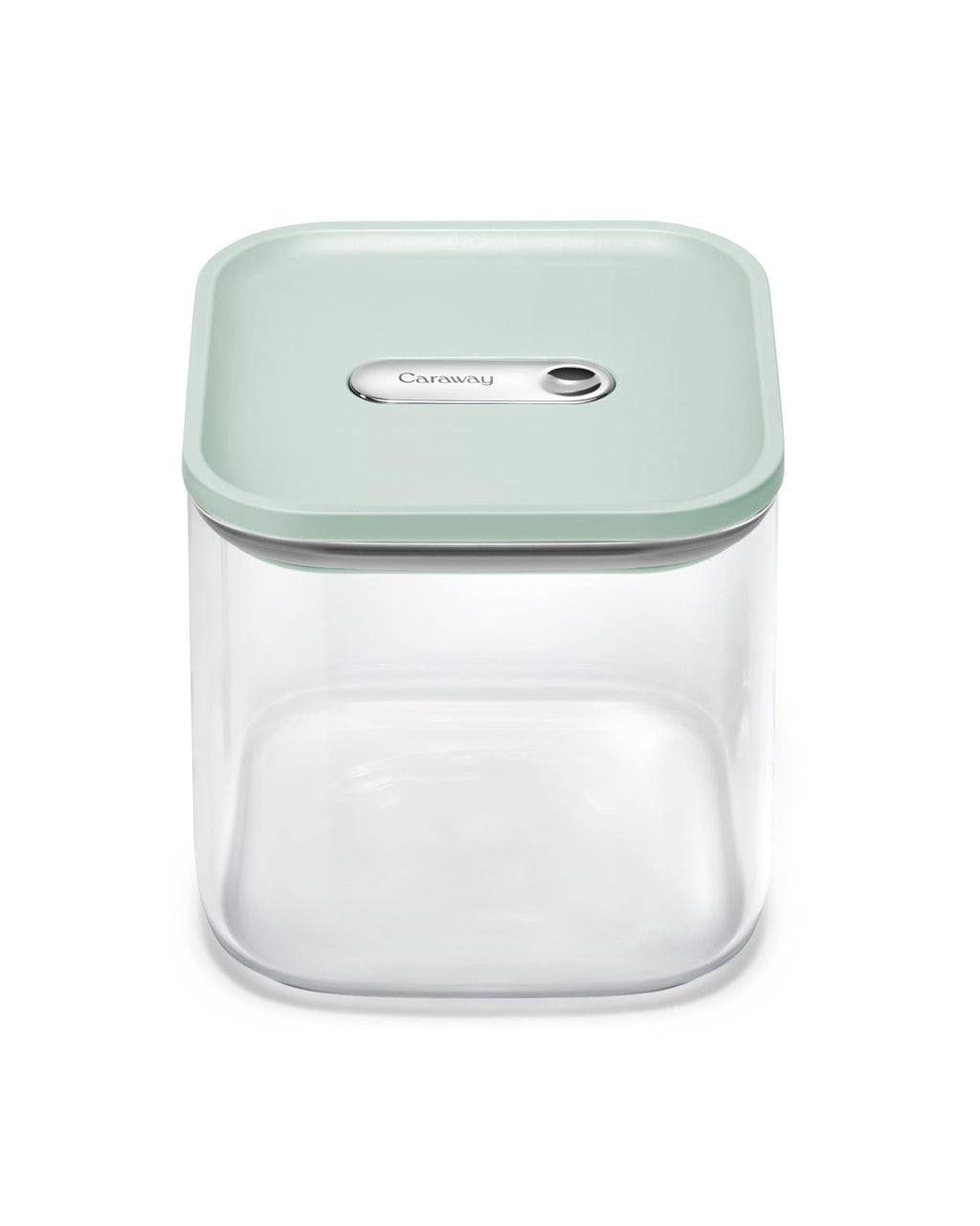 Caraway 4qt Glass Airtight Food Storage Container with Lid – Non-Toxic, BPA-Free Kitchen Storage Container – Stackable, Space-Saving Airtight Container for Dry Goods and More - Cream