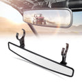 KEMIMOTO UTV Rearview Mirror, 15" UTV Race Convex Center Mirror with 3/4 1.75" or 2" Clamps Compatible with Polaris RZR PRO XP R, Pioneer,Can-Am Commander Maverick, 1000R 1000X