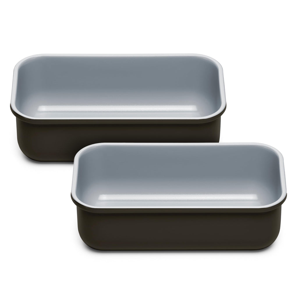 Caraway Non-Stick Ceramic 1 lb Loaf Pan - Naturally Slick Ceramic Coating - Non-Toxic, PTFE & PFOA Free - Perfect for Pound Cakes, Breads, & More - Cream