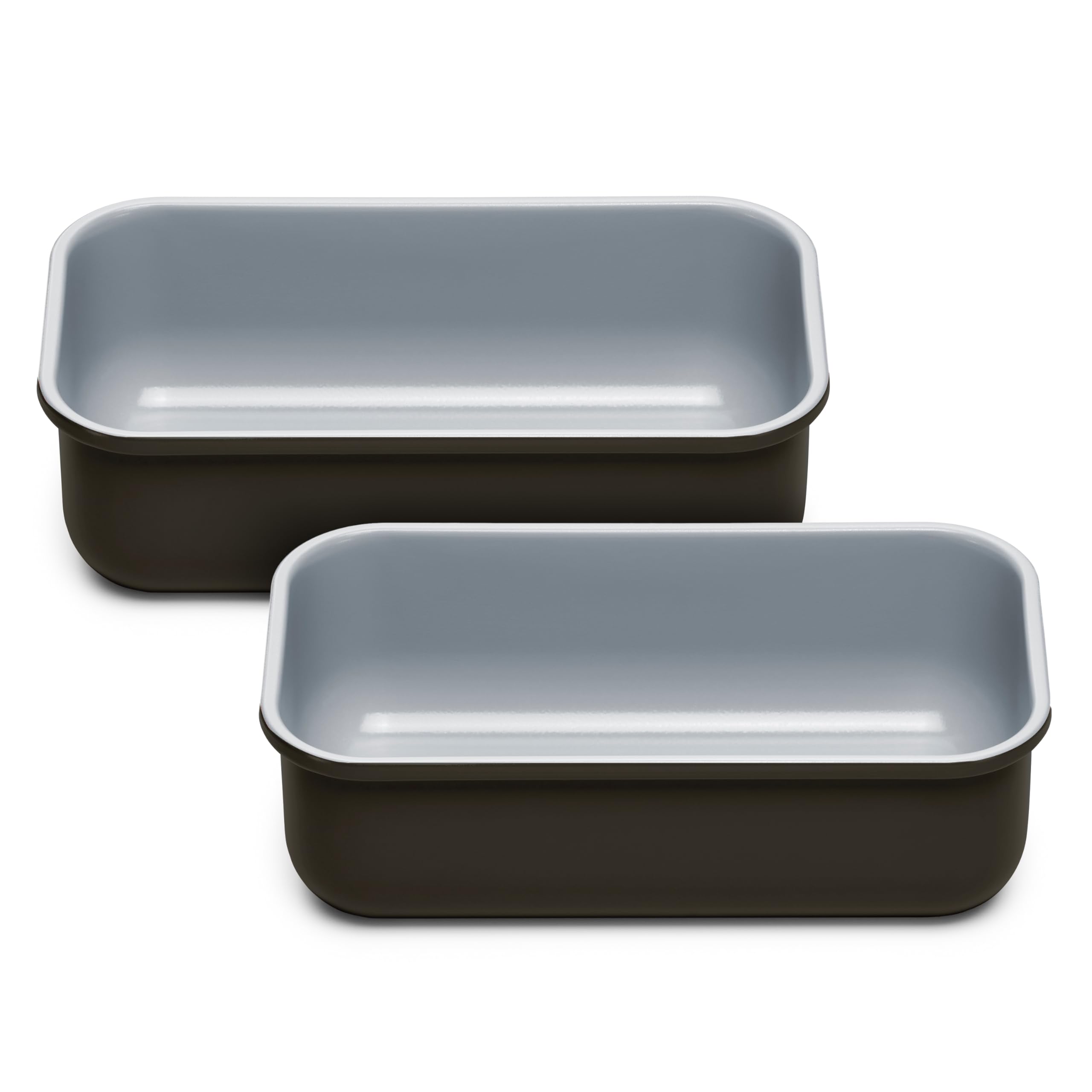 Caraway Non-Stick Ceramic 1 lb Loaf Pan - Naturally Slick Ceramic Coating - Non-Toxic, PTFE & PFOA Free - Perfect for Pound Cakes, Breads, & More - Cream