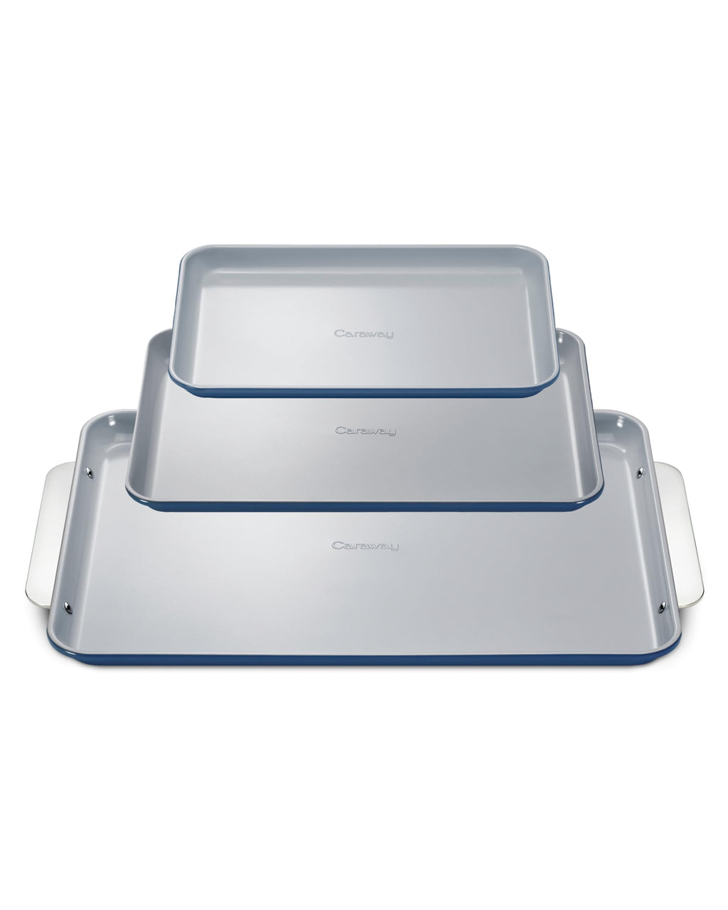 Caraway Nonstick Ceramic Small Baking Sheet (9x13”) – Non-Toxic, PTFE & PFOA Free – Oven Safe – Aluminized Steel Core – Mini Sheet Pan for Baking, Roasting & More - Cream
