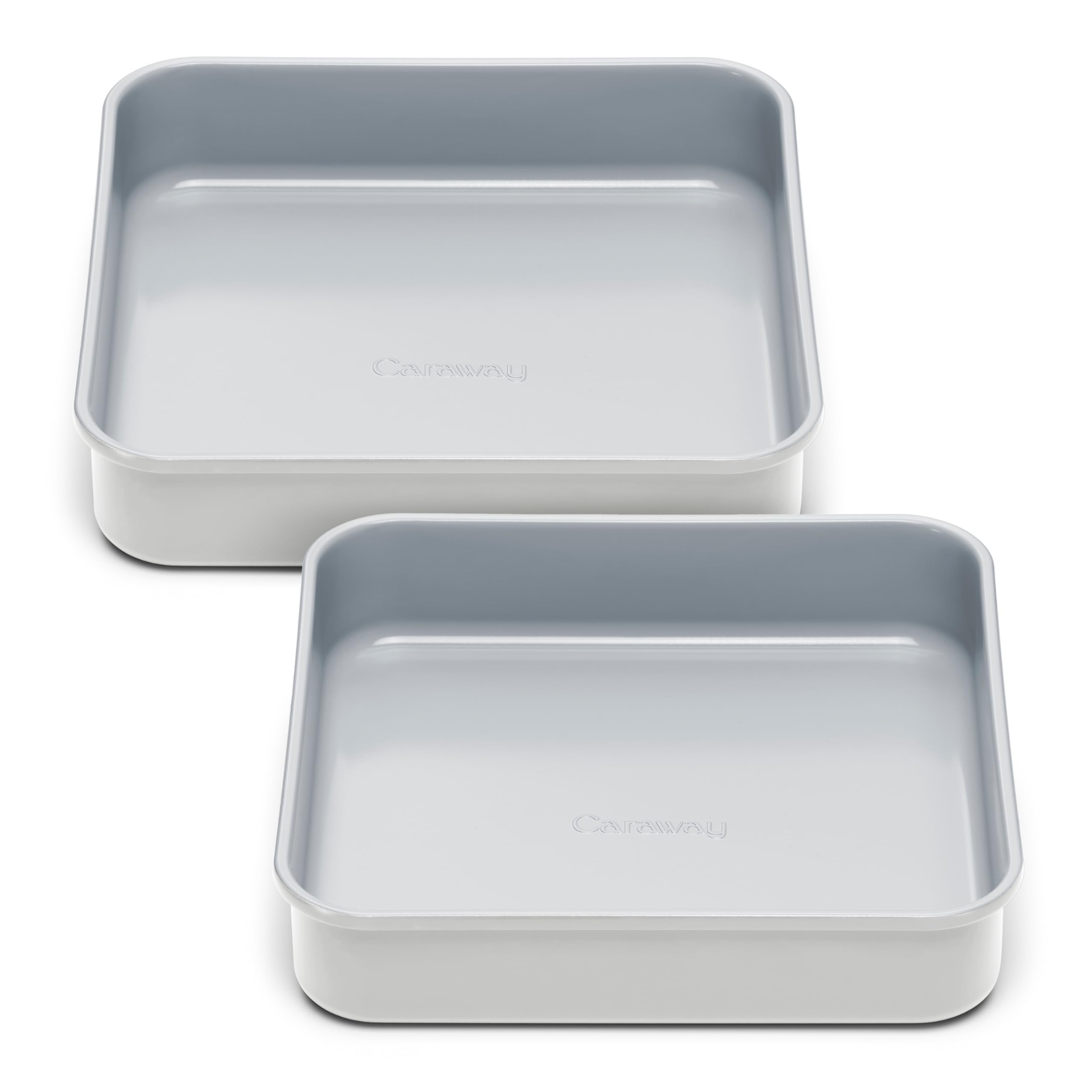 Caraway 9” Square Pan - Non-Stick Ceramic Coating - Free From Forever Chemicals - Cake Pan Perfect for Brownies, Lemon Bars, & More - Cream