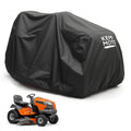 KEMIMOTO Riding Lawn Mower Cover with Windproof Buckle, Universal Fit for Riding Lawnmowers with decks up to 54'', Compatible with John Deere, Husqvarna, Cub Cadet, Toro, Ryobi, 420D Oxford