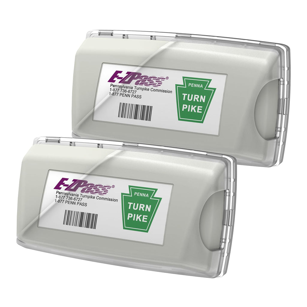Zeyitian Ez Pass Holder Clear 1 Pack - Super Strong Suction Cups for Windshield, Toll Pass Transponder Holder for EZ Pass/iPass