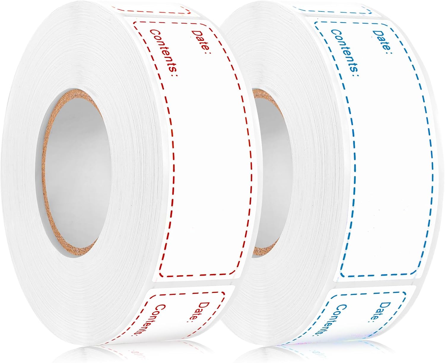 1000Pcs Removable Freezer Labels,1 x 3 Inch Food Labels for Food Containers Food Date Stickers Refrigerator Food Storage Labels Easy Clean No Residue