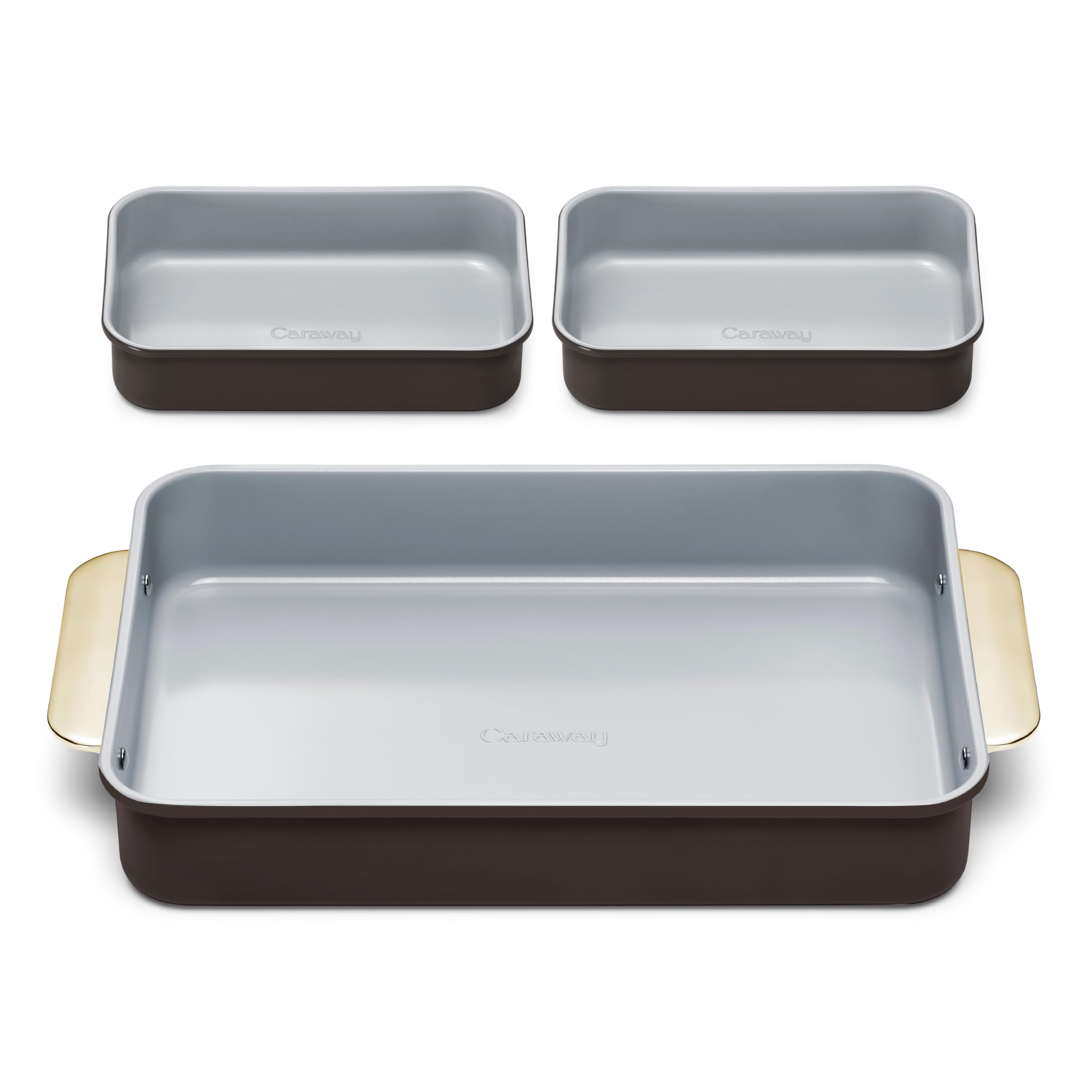 Caraway Non-Stick Ceramic 9”x13” Rectangle Pan - Naturally Slick Ceramic Coating - Non-Toxic, PTFE & PFOA Free - Perfect for Brownies, Lasagnas, and More - Cream