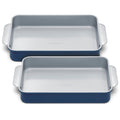 Caraway Non-Stick Ceramic 9”x13” Rectangle Pan - Naturally Slick Ceramic Coating - Non-Toxic, PTFE & PFOA Free - Perfect for Brownies, Lasagnas, and More - Cream