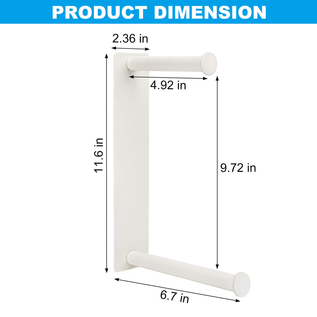 RedCall Magnetic Hanger Organizer for Washing Machine,Strong Magnet Hanger Storage Rack for Laundry Room Organization,Stacker Holder (White)