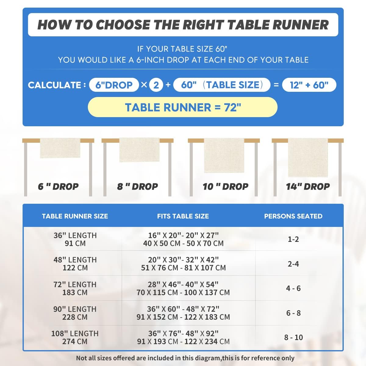 Artoid Mode Wildflowers Floral Spring Table Runner, Seasonal Summer Butterfly Kitchen Dining Table Decoration for Home Party 13x72 Inch