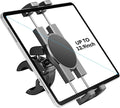 KDD Spin Bike Tablet Holder Mount, Phone iPad Holder Stand Exercise Bike Handlebar Mount for Stationary Bicycle, Treadmill, Microphone Stand, Fit for iPad Pro 12.9, Galaxy Tabs, iPhone(4.7-13”)