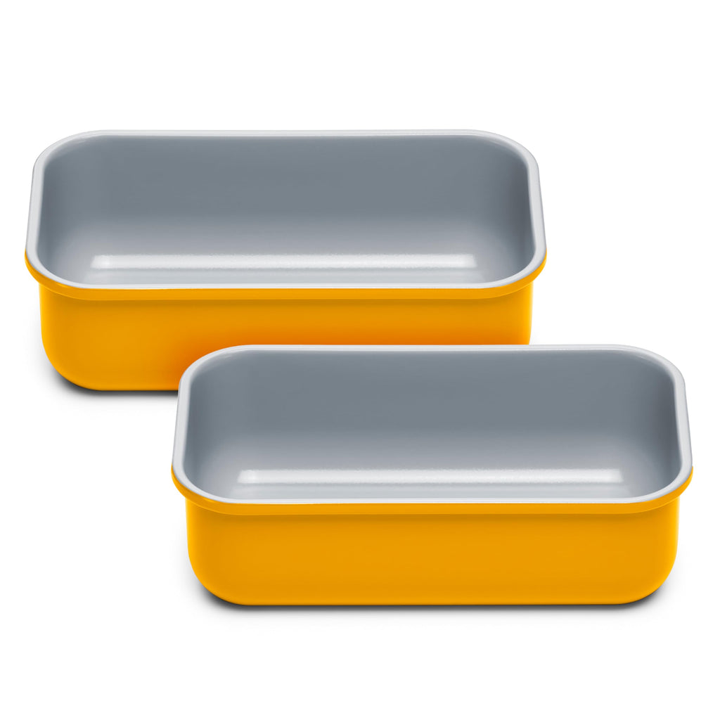 Caraway Non-Stick Ceramic 1 lb Loaf Pan - Naturally Slick Ceramic Coating - Non-Toxic, PTFE & PFOA Free - Perfect for Pound Cakes, Breads, & More - Cream