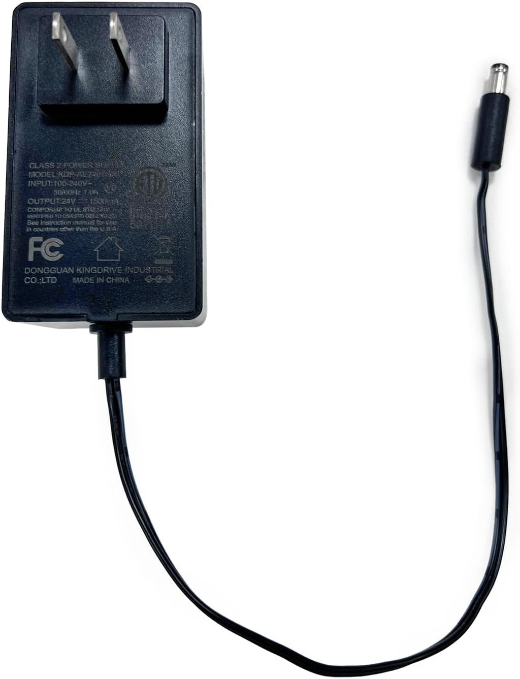 JOOFO AC to DC 24V 1.5A Power Supply Adapter Plug 5.5mm x 2.1mm(JOOFO Floor Lamp Original Adapter)