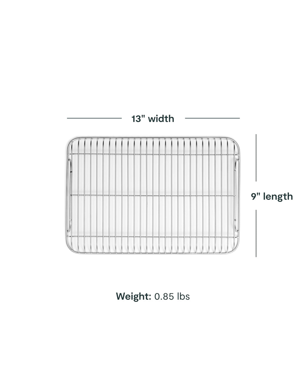 Caraway Stainless Steel Cooling Rack - 18" x 13" - For Cooling Baked Goods, Icing, & More - Designed to Fit Into Our Large Baking Sheet