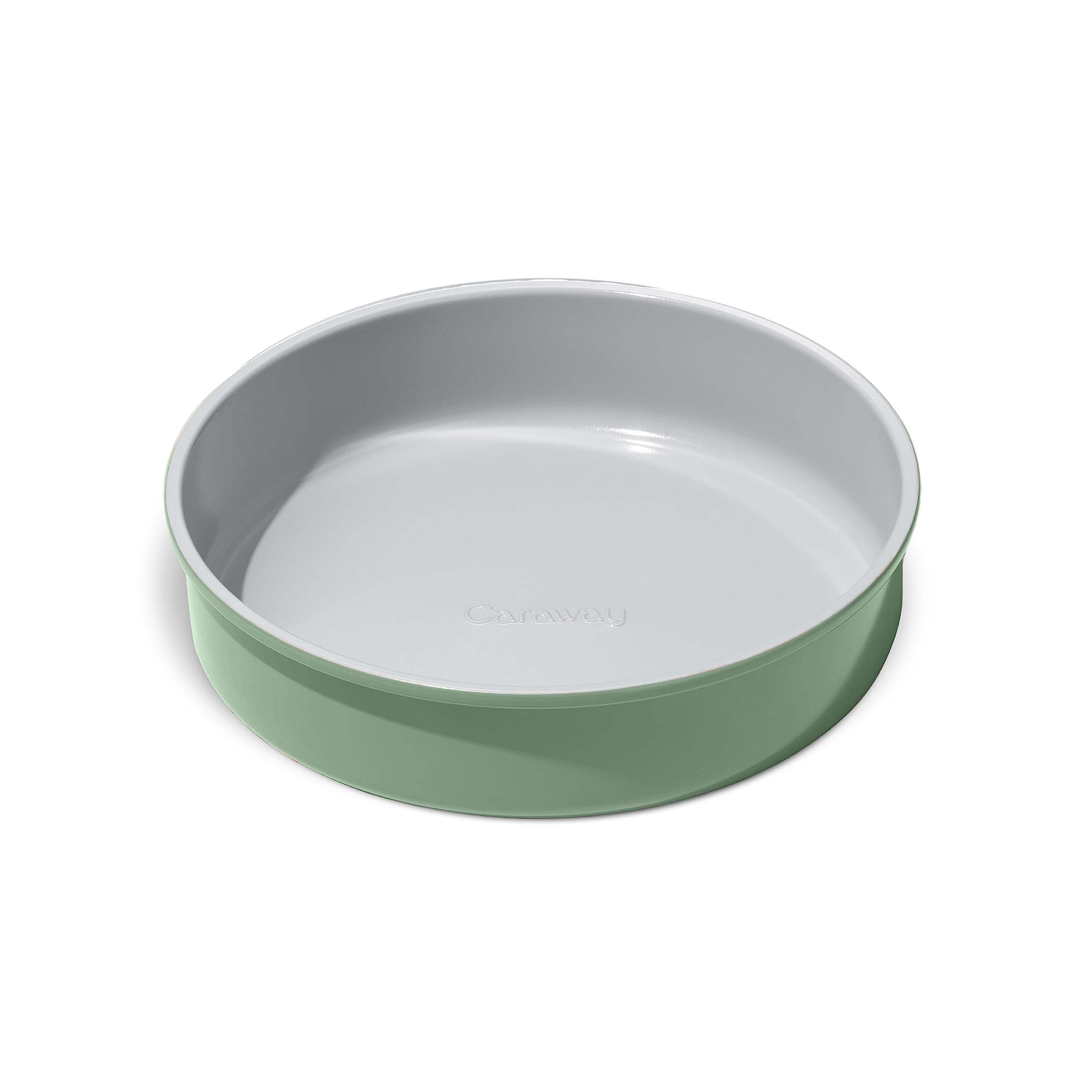 Caraway 9” Circle Pan - Non-Stick Ceramic Coating - Free From Forever Chemicals - Perfect for Birthday Cakes, Tartes, & More - Cream