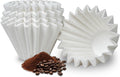 1-2 Cup Small Coffee Filters,100 Count Disposable Basket Coffee Filter Paper, Compatible with Kalita Wave Dripper 155 Series, Single Serve Coffee Pot, Pour Over and Drip Coffee Maker, For 1-2 People
