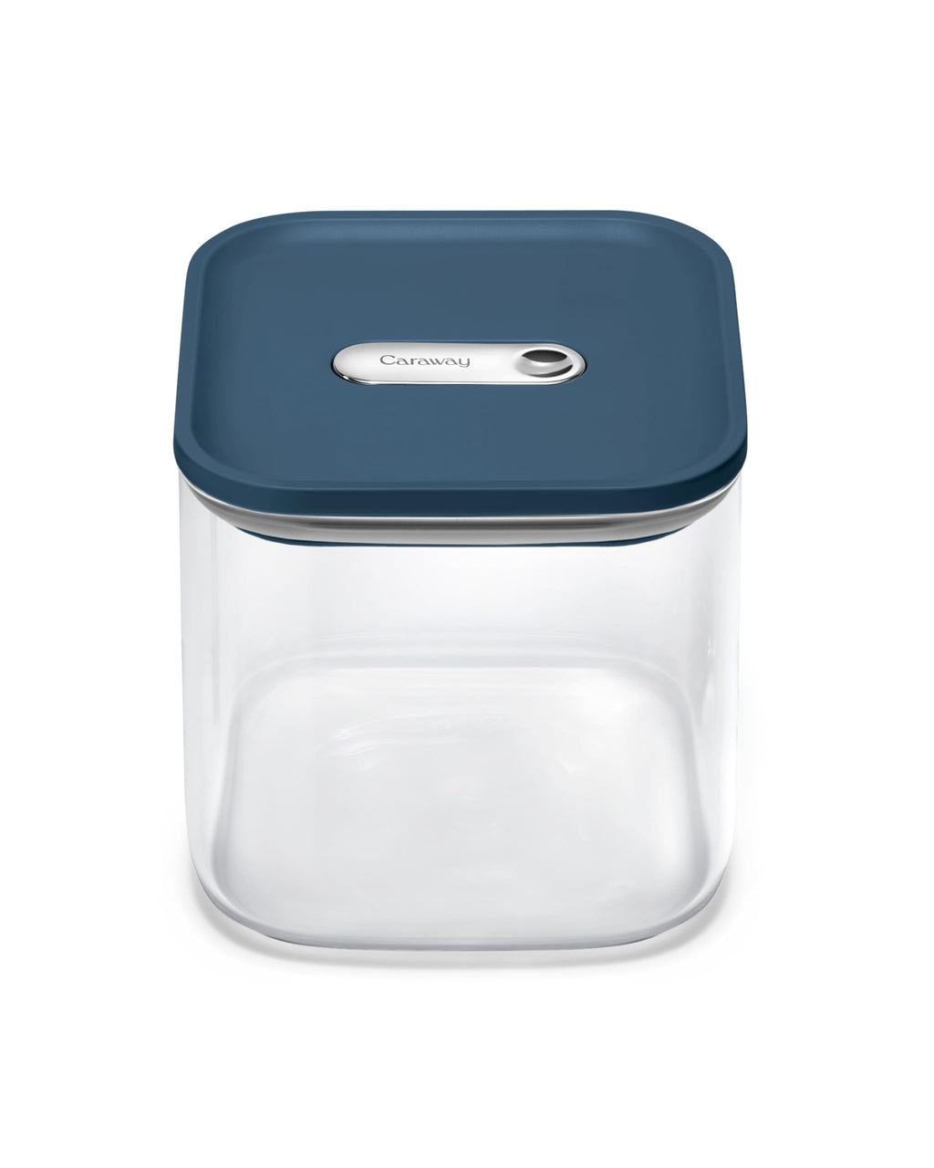 Caraway 4qt Glass Airtight Food Storage Container with Lid – Non-Toxic, BPA-Free Kitchen Storage Container – Stackable, Space-Saving Airtight Container for Dry Goods and More - Cream