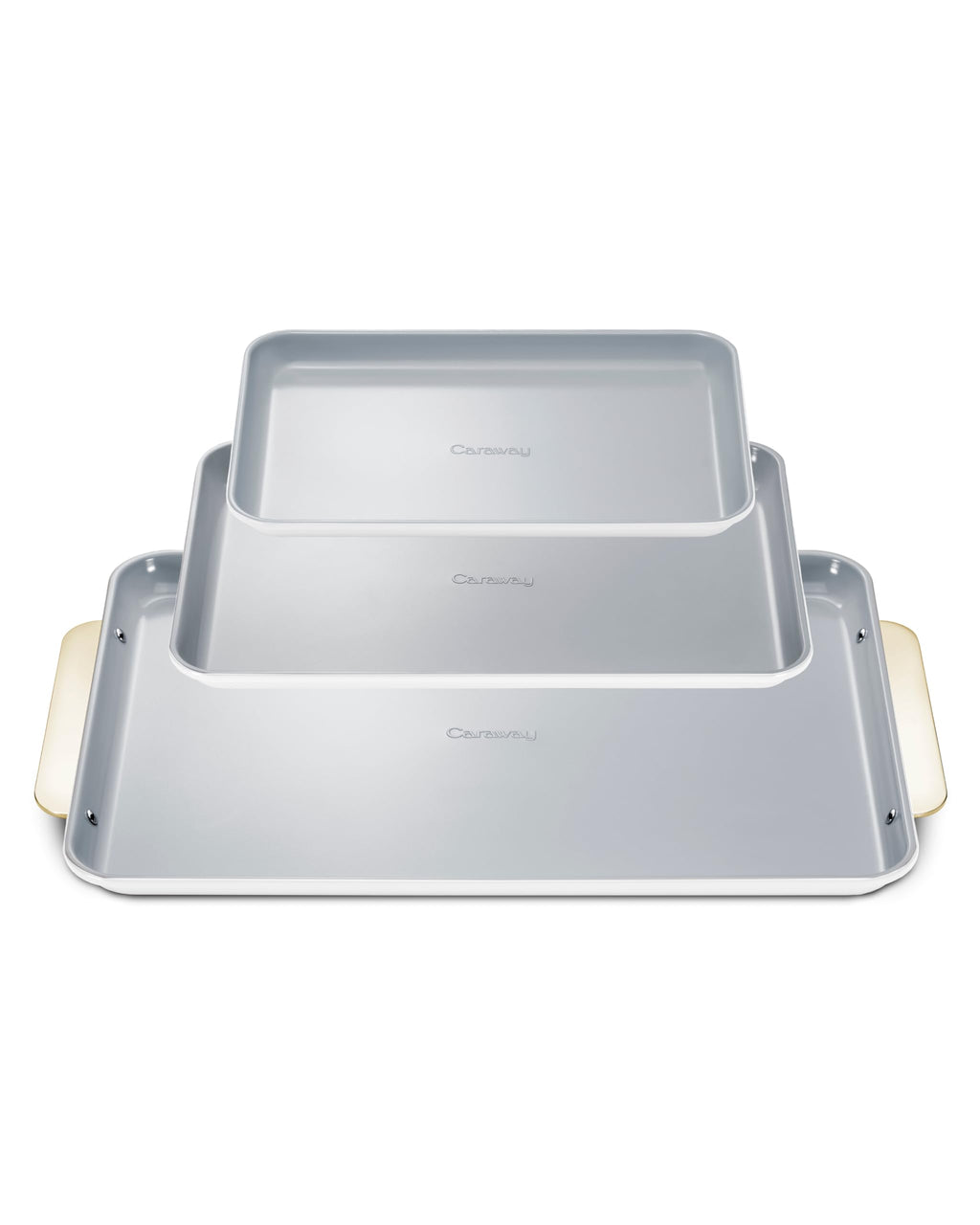 Caraway Nonstick Ceramic Small Baking Sheet (9x13”) – Non-Toxic, PTFE & PFOA Free – Oven Safe – Aluminized Steel Core – Mini Sheet Pan for Baking, Roasting & More - Cream