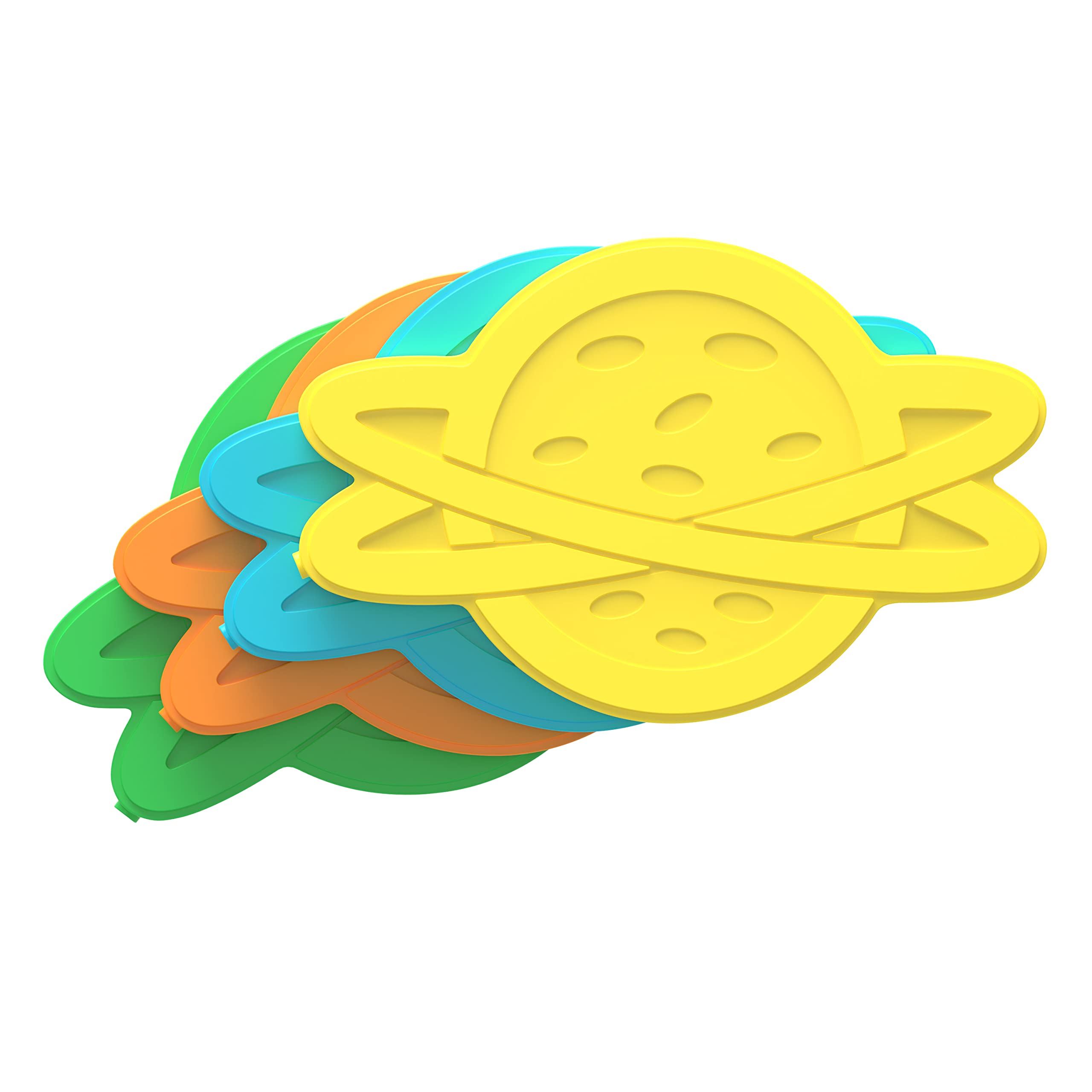 Bentgo Buddies Reusable Ice Packs - Slim for Lunch Boxes, Bags, and Coolers Multicolored 4-Pack (Unicorn)