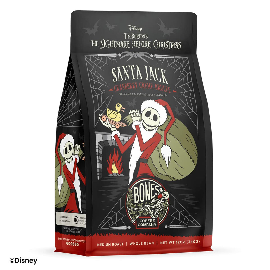 Bones Coffee Company Fallout Rocky Route 66, Rocky Road Flavored Coffee, Medium Roast Low Acid Arabica Beans Compatible with Auto drip and French Press Coffee Maker, 12 Oz Ground