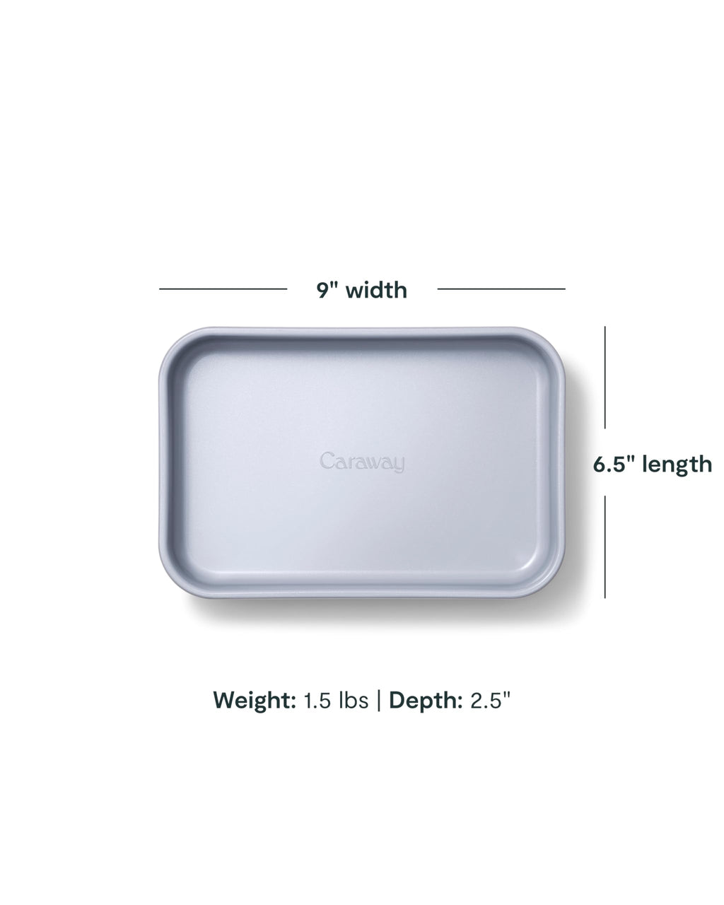 Caraway Non-Stick Ceramic 9”x13” Rectangle Pan - Naturally Slick Ceramic Coating - Non-Toxic, PTFE & PFOA Free - Perfect for Brownies, Lasagnas, and More - Cream