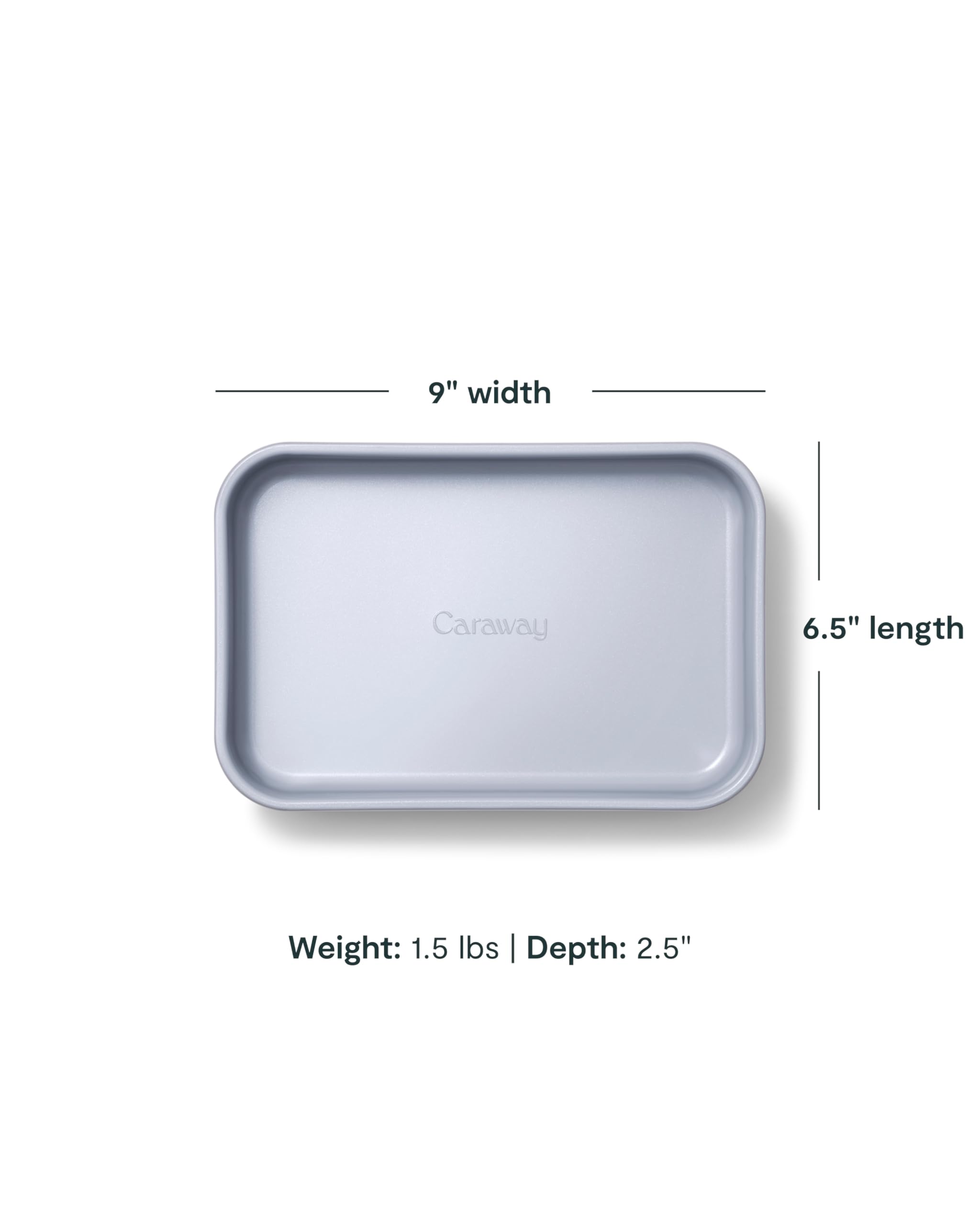 Caraway Non-Stick Ceramic 9”x13” Rectangle Pan - Naturally Slick Ceramic Coating - Non-Toxic, PTFE & PFOA Free - Perfect for Brownies, Lasagnas, and More - Cream