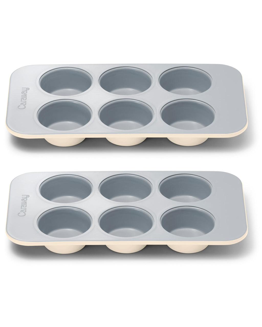 Caraway Non-Stick Ceramic 12-Cup Muffin Pan - Naturally Slick Ceramic Coating - Non-Toxic, PTFE & PFOA Free - Perfect for Cupcakes, Muffins, and More - Cream