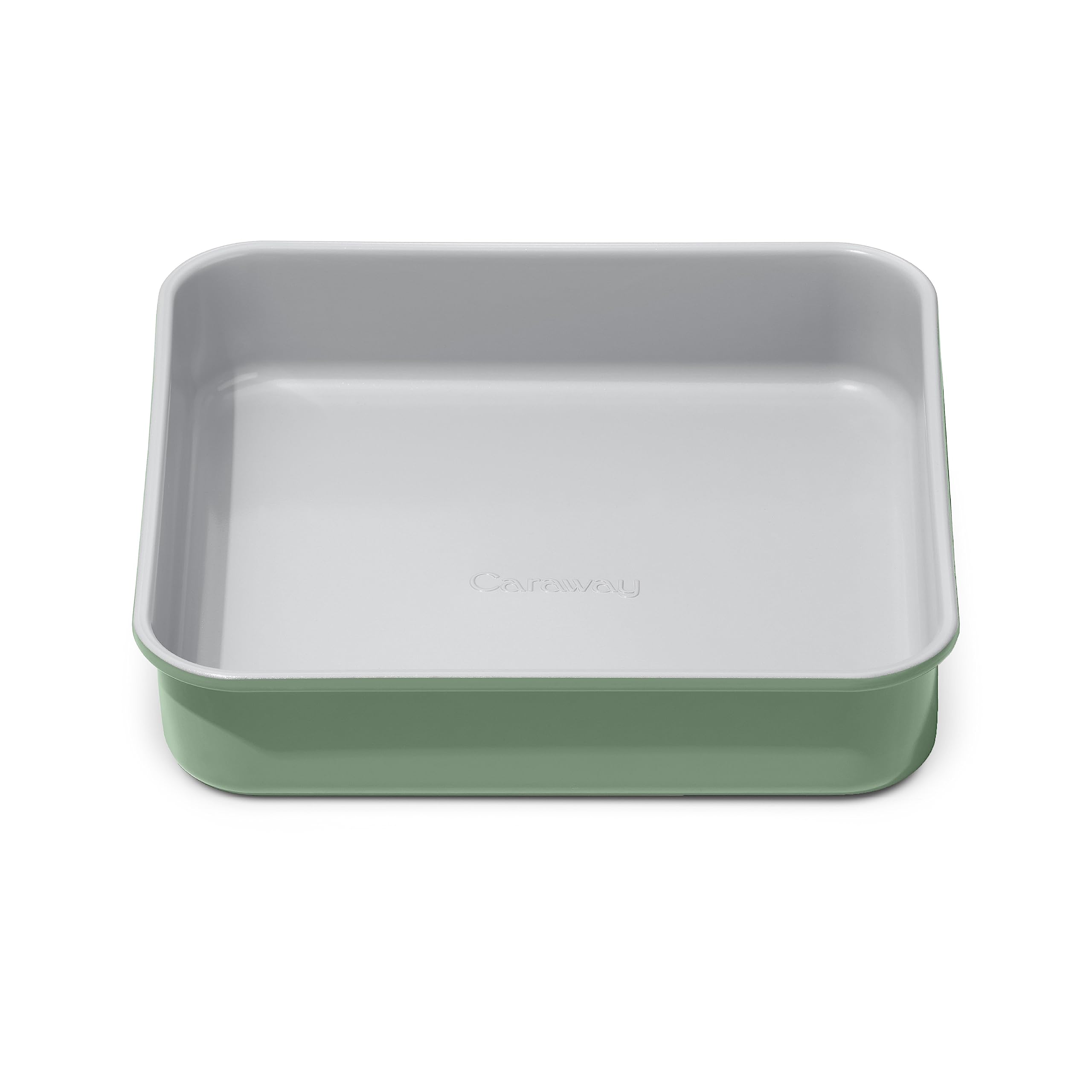 Caraway 9” Square Pan - Non-Stick Ceramic Coating - Free From Forever Chemicals - Cake Pan Perfect for Brownies, Lemon Bars, & More - Cream