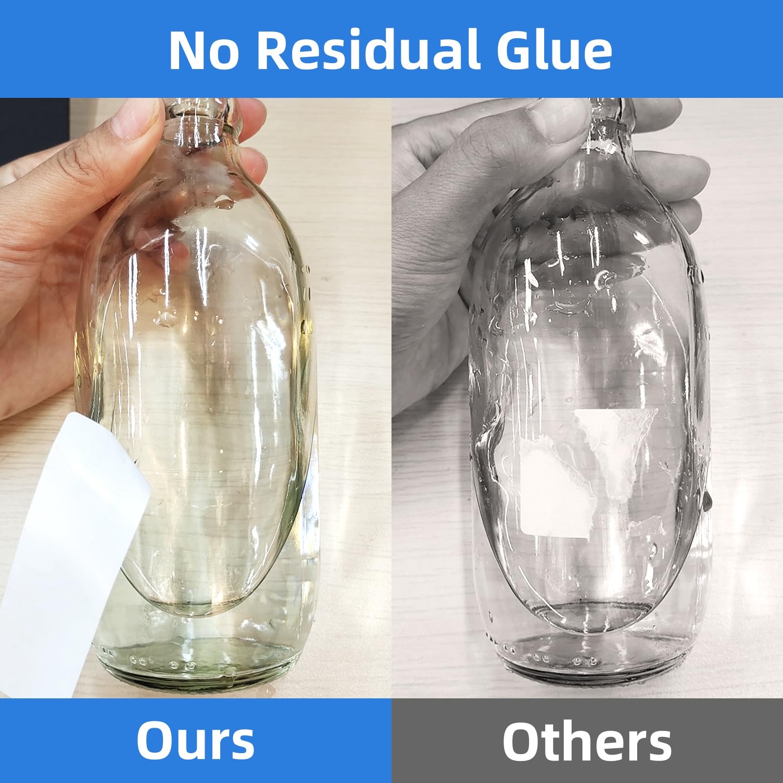 500 Pcs 1" x 3" Freezer Refrigerator Food Labels, Removable Adhesive, Water Oil Resistant, No Residue Food Storage Containers Labels Perfect for Monitoring Your Food in Kitchen