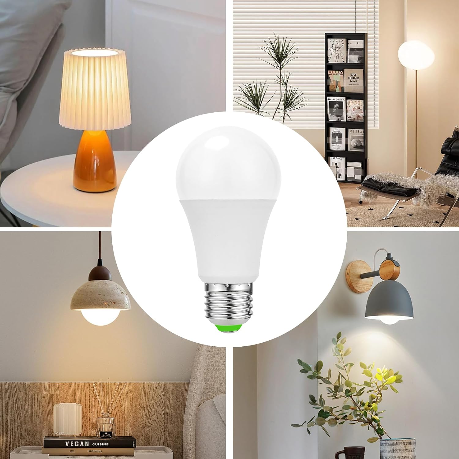 Ambimall Arc Floor Lamp with Remote