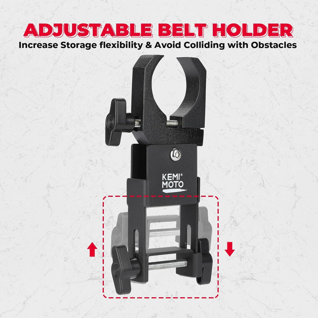 KEMIMOTO UTV Drive Belt Holder, Universal Belt Mount Fit 1.5”-2” Roll Bars Compatible with Polaris RZR Can Am Teryx Mule