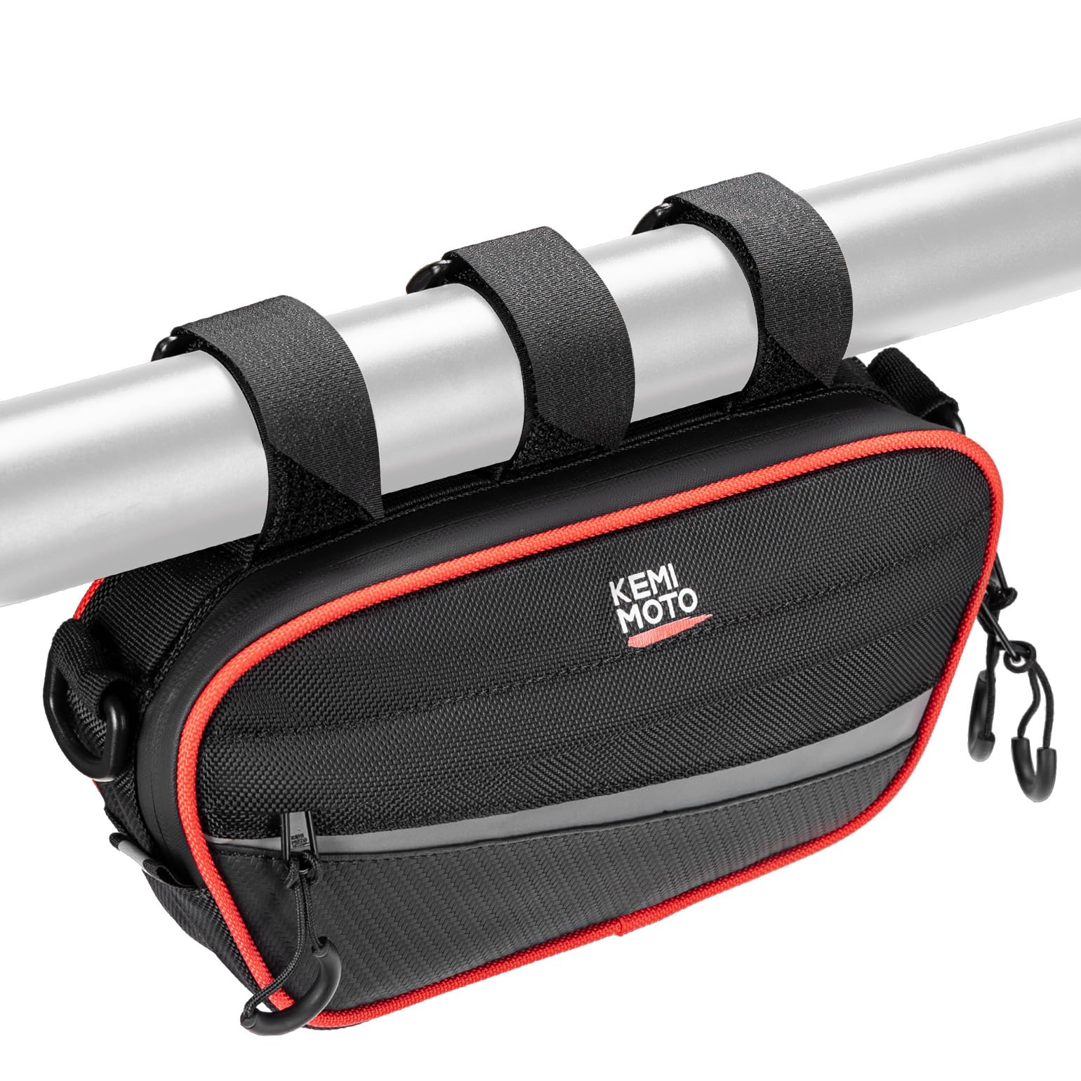 KEMIMOTO UTV Roll Cage Storage Bag Universal 1680D Grab Handle Storage Bag Dimensions 11" x 5" Side by Side Accessories Compatible with UTV, ATV, Golf Cart, Bike, Off-road Vehicle