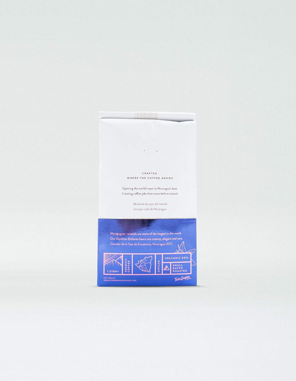 Twin Engine Coffee, ELEFANTE RESERVE Limited Edition, Whole Bean, Nicaragua's Coffee, 300g 10.6oz.