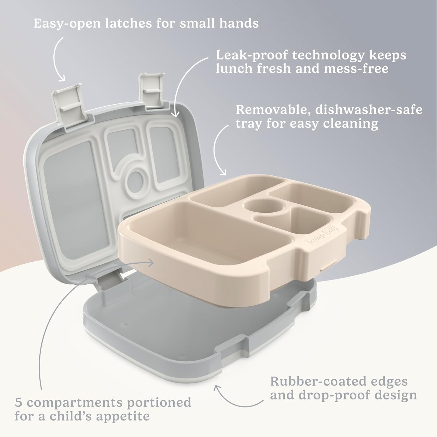 Bentgo® Kids 14” Backpack Set With Kids Prints Lunch Box (Starry Sprinkle)