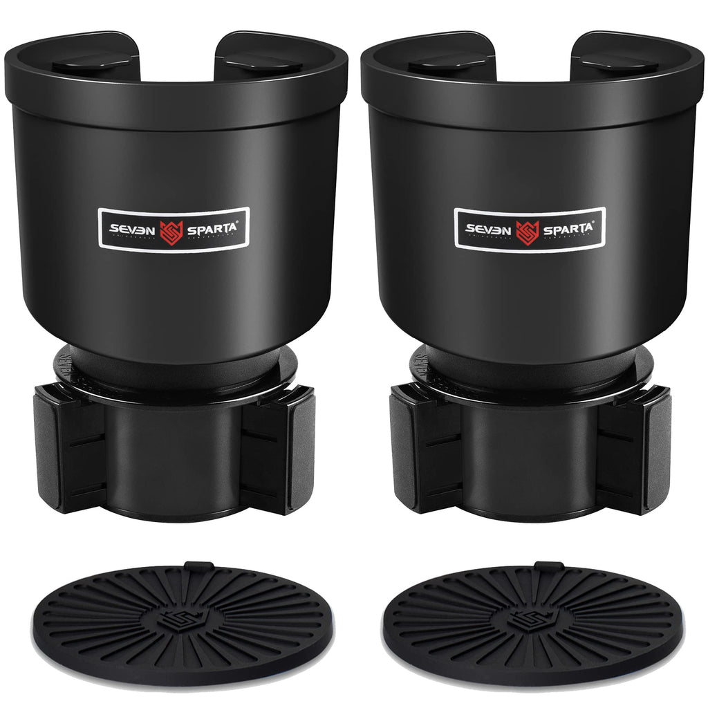 Upgraded Car Cup Holder Expander Adapter with Offset Adjustable Base, Compatible with Yeti 14/24/36/46oz Ramblers, Hydro Flasks 32/40oz, Other Large Bottles Mugs in 3.5"-4.0", 1 Pack