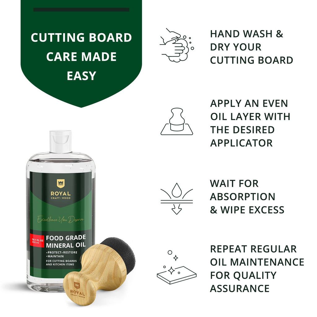 ROYAL CRAFT WOOD Organic Bamboo Cutting Board with Juice Groove - Kitchen Chopping Board for Meat (Butcher Block) Cheese and Vegetables