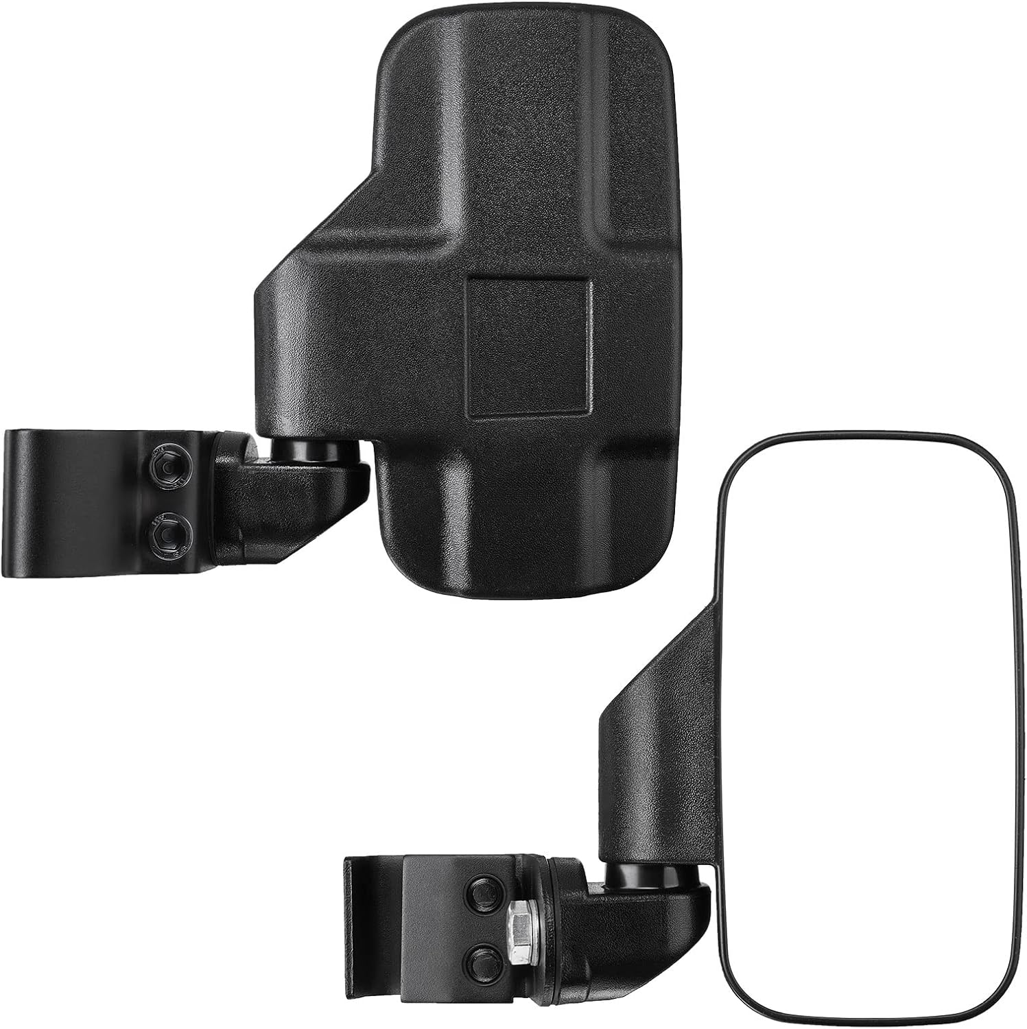 KEMIMOTO UTV Side Mirrors And Center Mirror Set Compatible With Polaris Ranger 500 900 1000 XP Defender w/Pro-Fit Profiled Tube UTV Rearview Mirrors Rear View Mirror Accessories