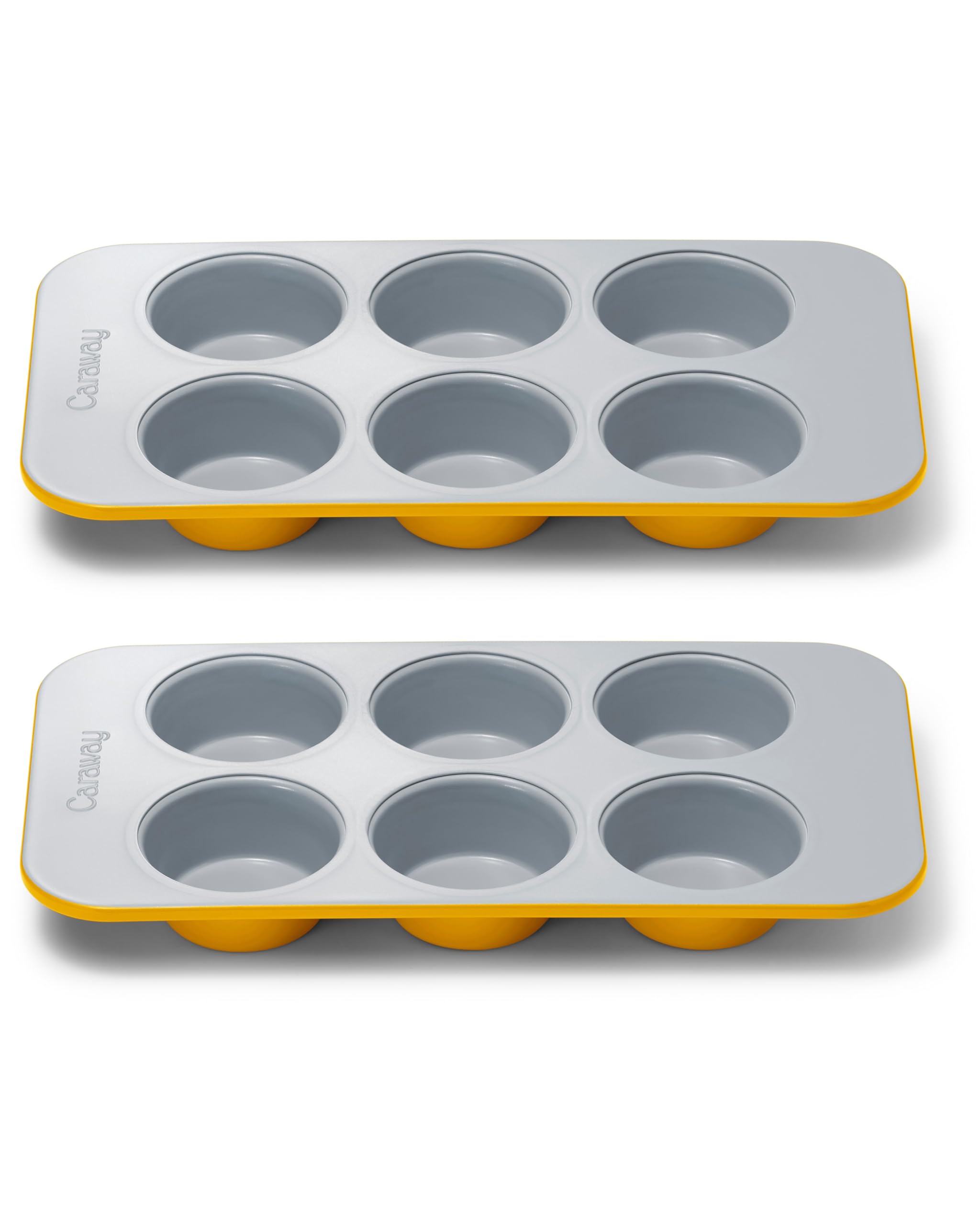 Caraway Non-Stick Ceramic 12-Cup Muffin Pan - Naturally Slick Ceramic Coating - Non-Toxic, PTFE & PFOA Free - Perfect for Cupcakes, Muffins, and More - Cream
