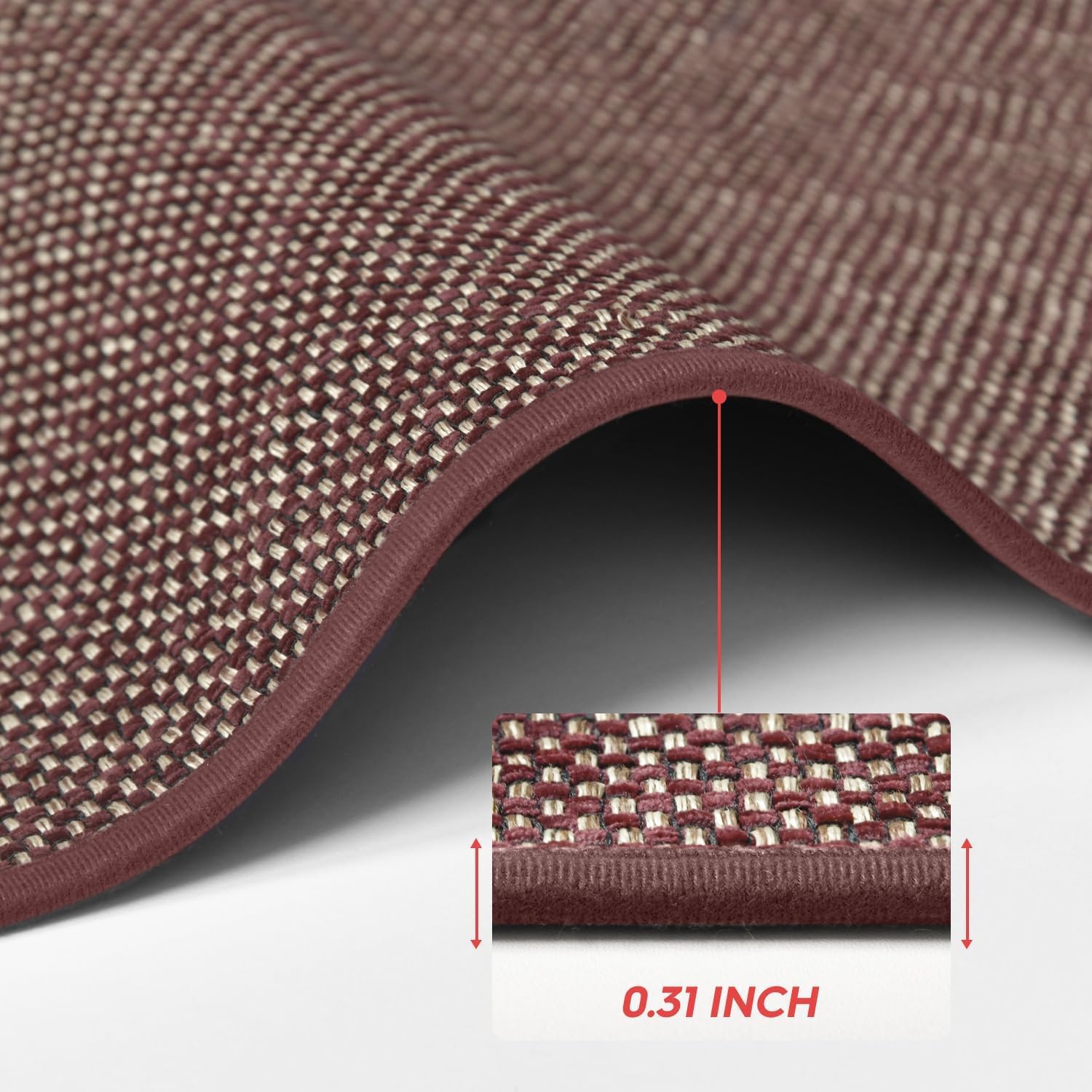Artoid Mode Washable Non Slip Kitchen Rugs and Mats Set of 2, Rubber Backing Absorbent Kitchen Mats for Floor Front of Sink - 17x29 and 17x47 Inch