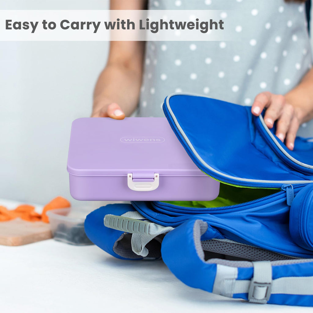 Snack Box Container for Kids Adults Reusable Snackle Box with Adjustable Dividers Airtight Snack Organizer with Compartents Toddler Bento Lunch Box Leak Proof for Office,School,Travel,Outdoor