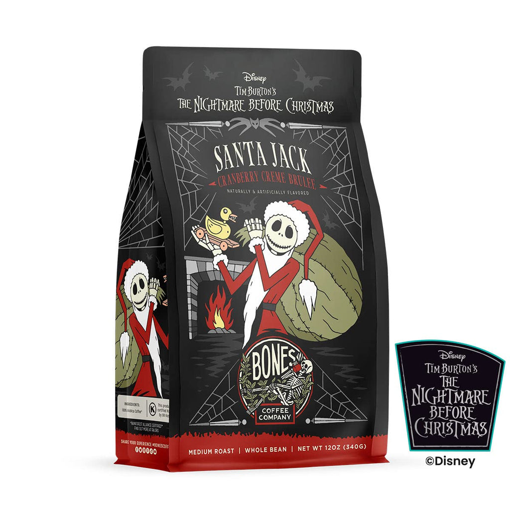 Bones Coffee Company Fallout Rocky Route 66, Rocky Road Flavored Coffee, Medium Roast Low Acid Arabica Beans Compatible with Auto drip and French Press Coffee Maker, 12 Oz Ground