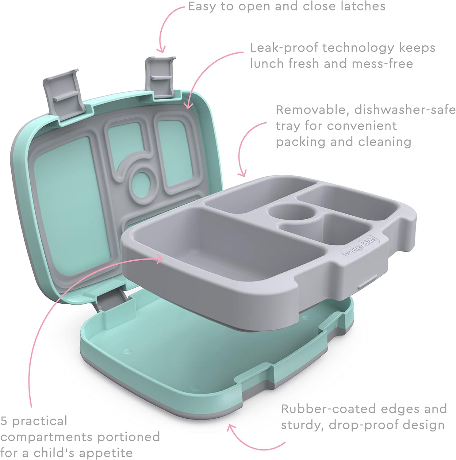 Bentgo® Kids 14” Backpack Set With Kids Prints Lunch Box (Puppy Love)