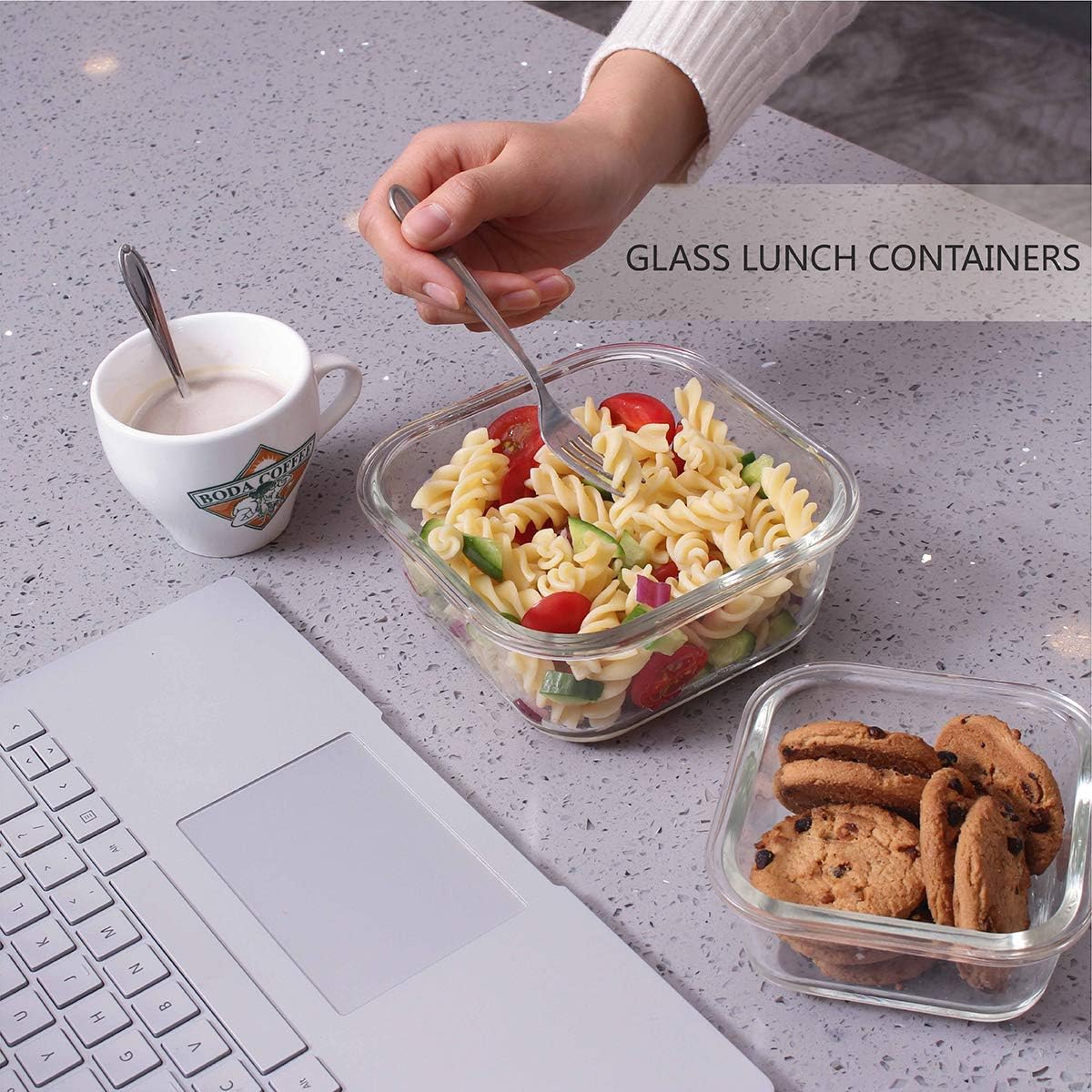 9 pack & 8 pack Glass food storage containers with lids,Glass meal prep containers