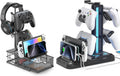 KDD Headphone Stand with Drawer - Headset, Controller Holder for Desk & Headset Stand with Phone Holder
